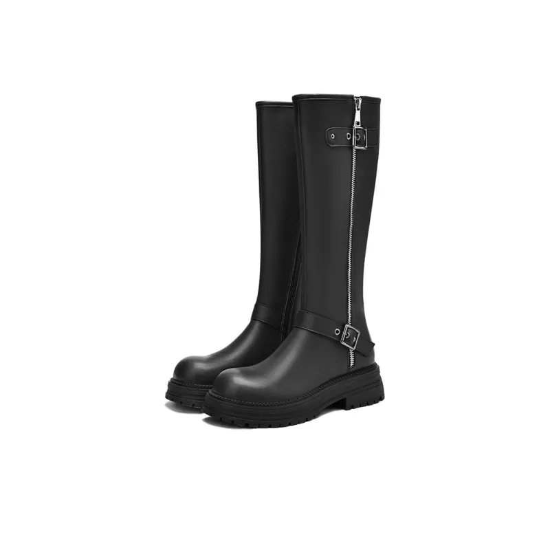 JOSINY Knee high Boots Women's Black-2
