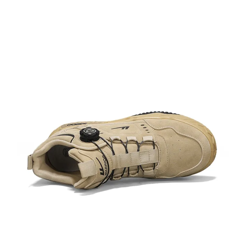 WARRIOR Martin Boots Men Black/Khaki/Beige Brown-10