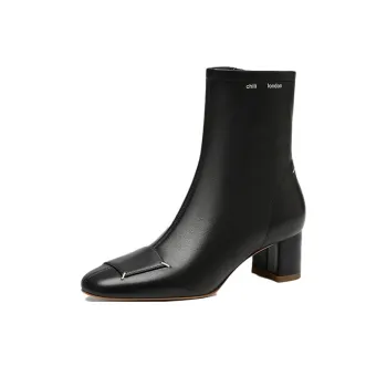 CHILI MUM Ankle Boots Women's Black/Beige