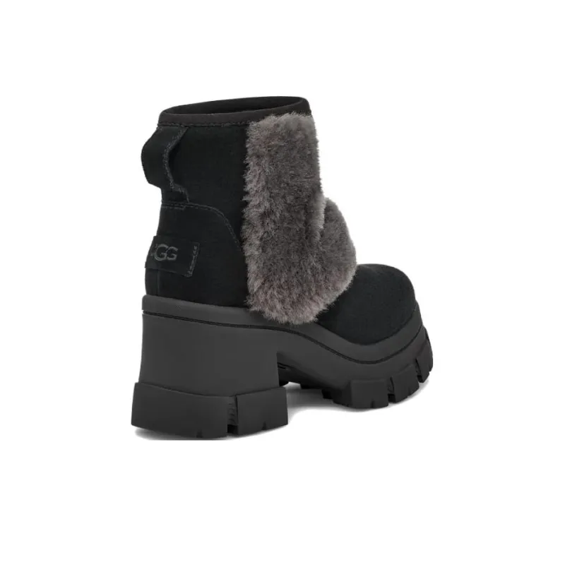 UGG Brooklyn Sunburst Heeled Boot Black Women's-3