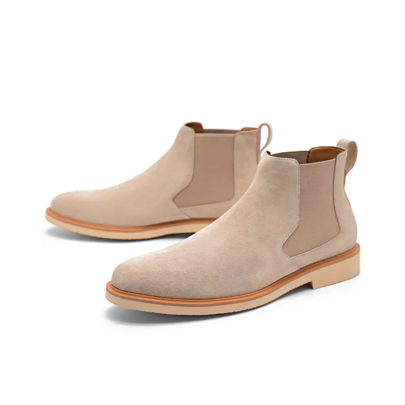 PEDRO Chelsea Boots Men's Beige-2