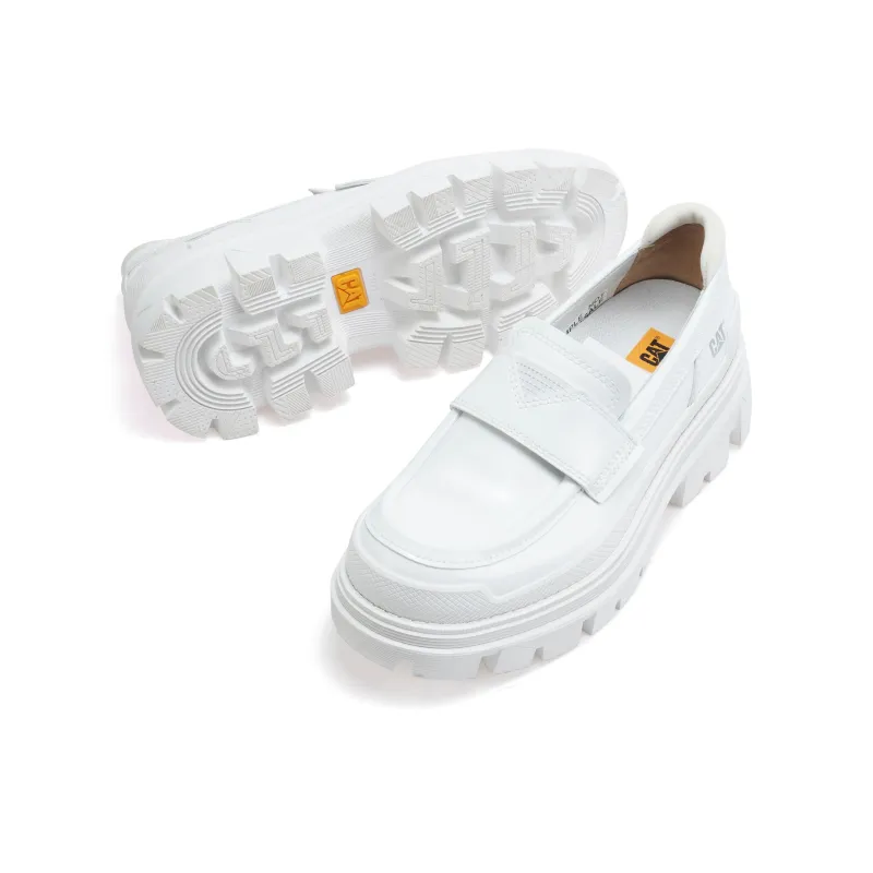 CAT Hardwear Loafer Abrasion Resistant Short Outdoor Boots Women's White-3