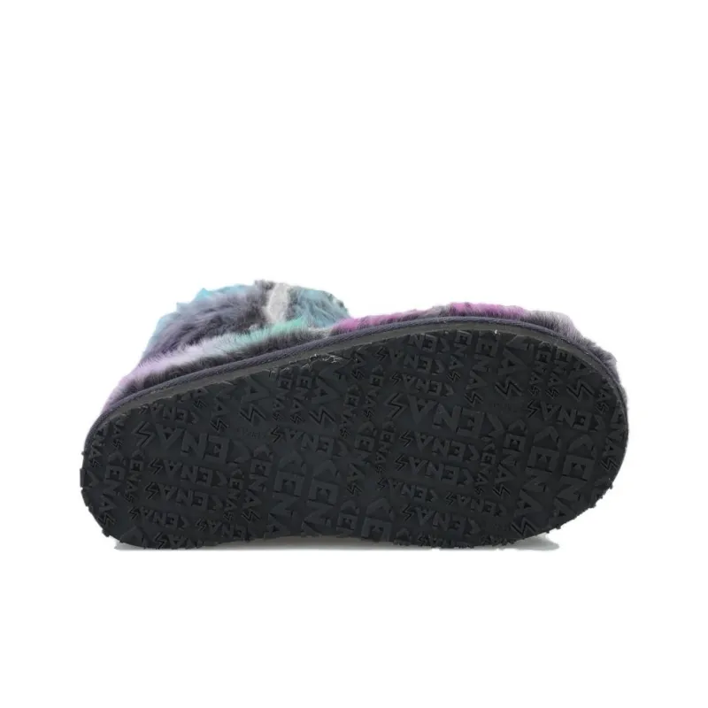 K.D.KENAZ Fuzzy Pet Collection Warm Slip Resistant Coverage Snow Boots Women's Icelandic Aurora-5