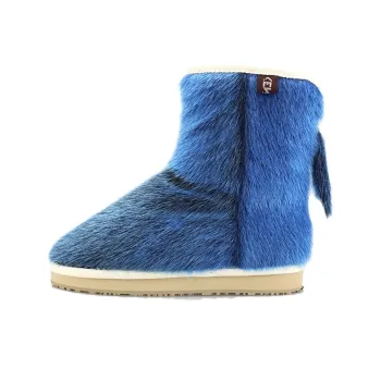 K.D.KENAZ Red Eye Collection Warm Slip-Resistant Snow Boots Women's Dodger Blue