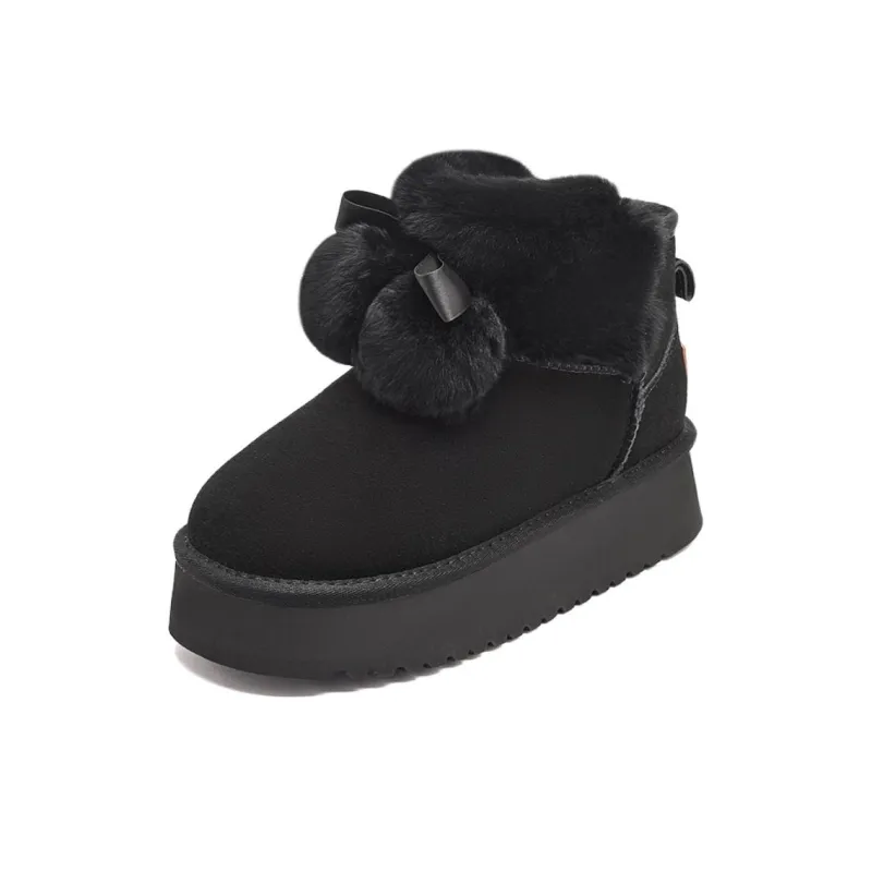 AGSDON Thermal Short Snow Boots Women's-8