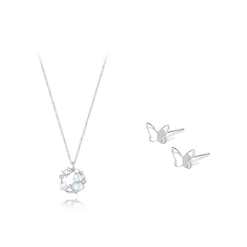 BLANK IN BLANK Zircon Necklaces Women's Bestie Birthday Gift For Girl