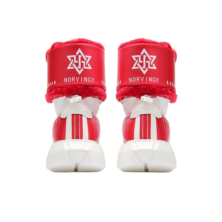 NORVINCY Snow Boots Unisex Red-2