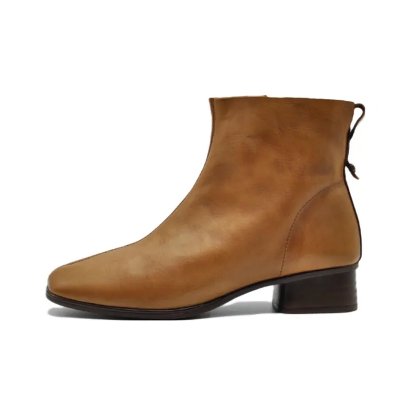 ARTMU Ankle Boots Women's Coffee/Camel-8