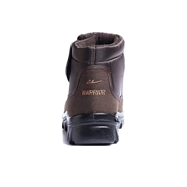 Warrior Short Mid Calf Snow Boots Men's Coffee-3