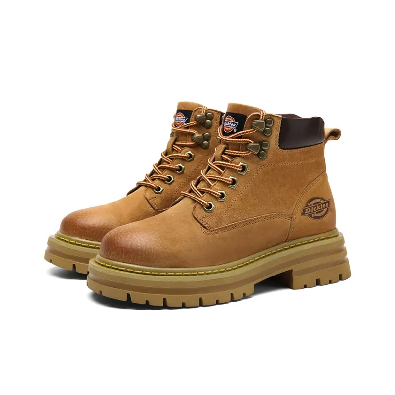 Dickies Classic Trendy Comfortable Versatile Outdoor Boots Men's Earth Yellow-4