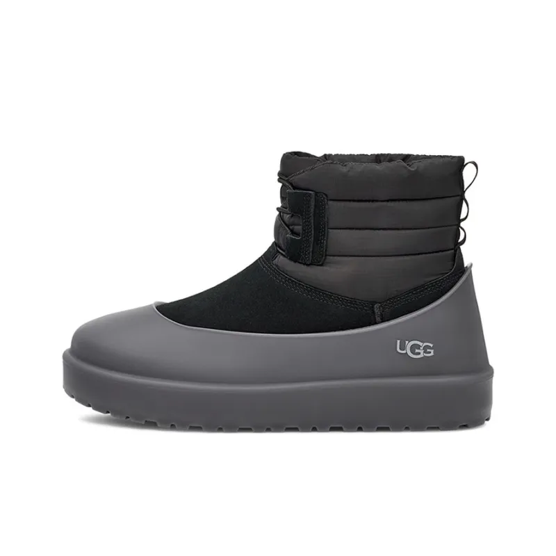 UGG Classic Mini Lace Up Weather Boot Black-0