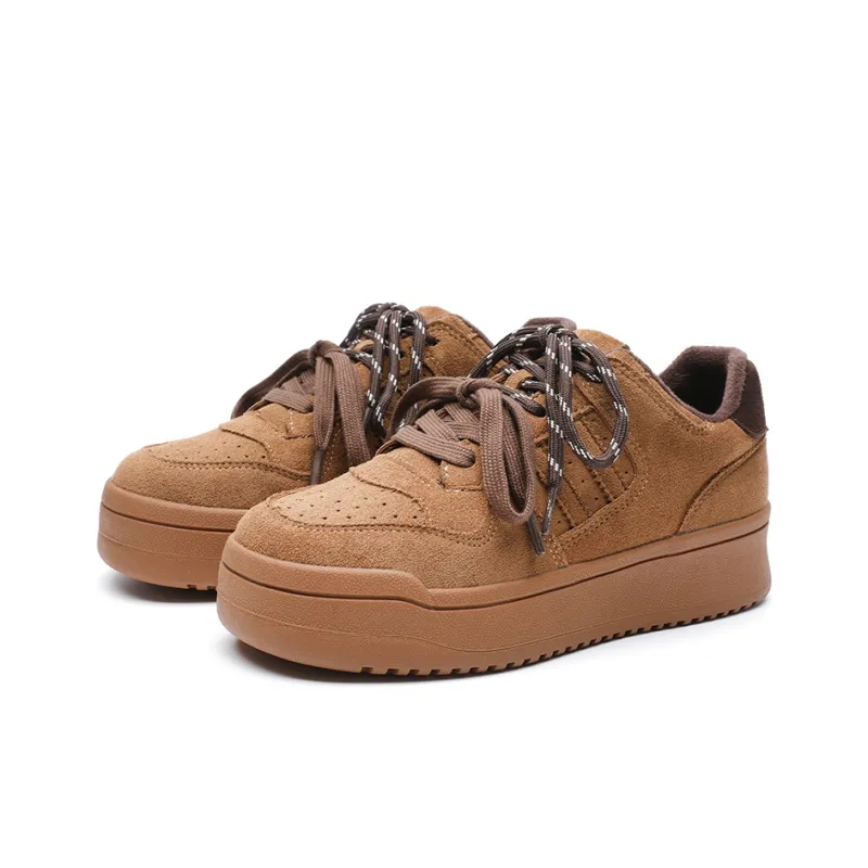 ABIDJAN Height Increasing Abrasion Resistant Low Top Skateboard Shoes Women's-7