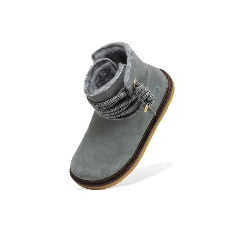 OETZI Crew Snow Boots Unisex Dark Gray-3