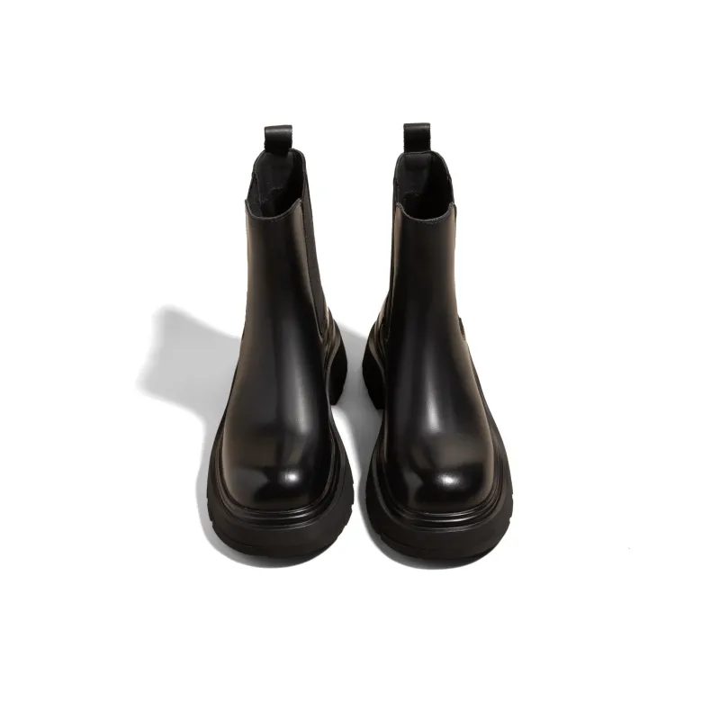 KODI Short Chelsea Boots 9CM Women's Brown-4