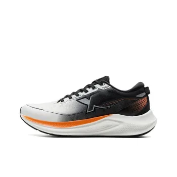 XTEP Tank Cheng 2.0 Slip Resistant Coverage Low Top Casual Running Shoes Men's White Black Orange