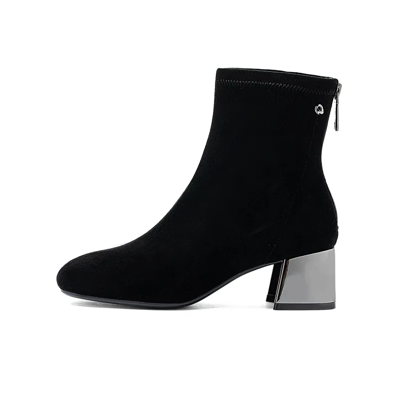 COMELY Ankle Boots Women's Black/Ecru-12