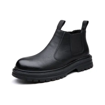 Mr. Thorn Tree Ankle Length Chelsea Boots Men's Black