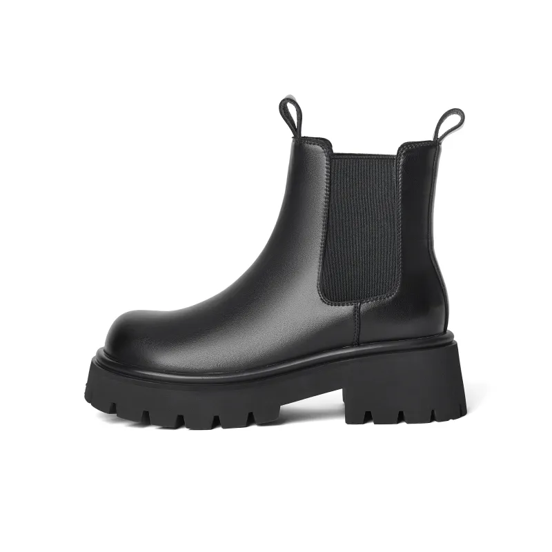 Senda Short Chelsea Boots Women's Black-3