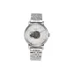 White Case White Dial Steel Band