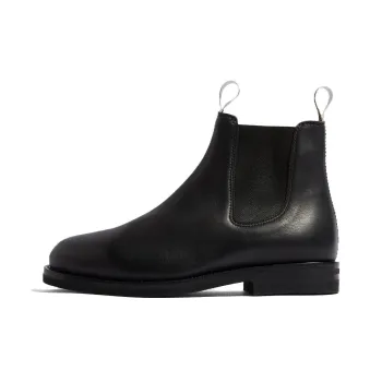 SCAROSSO William Iii Round Toe Chelsea Boots