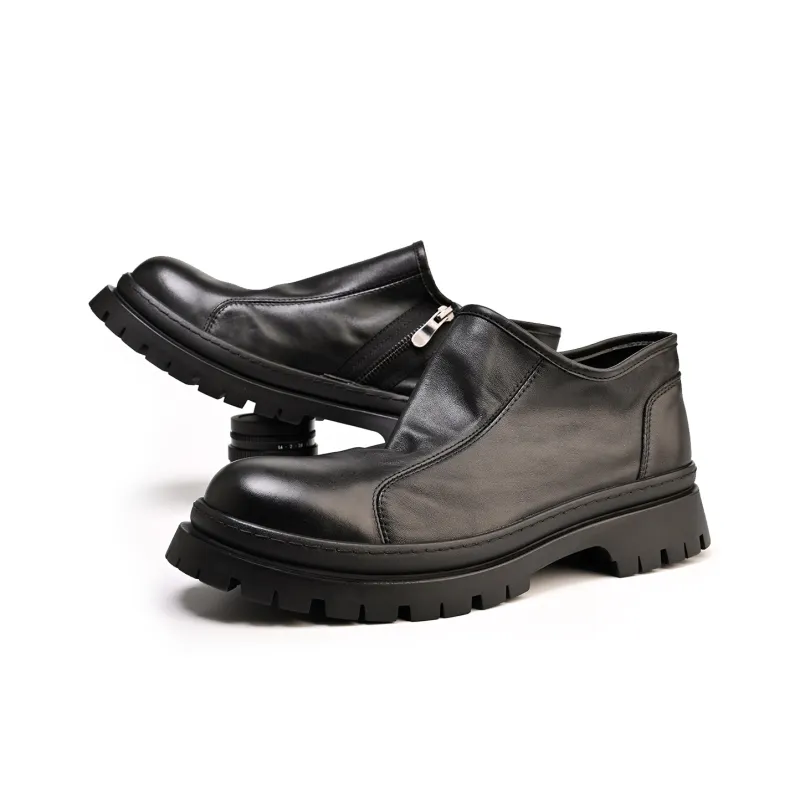 LEYGMENLG Ankle Boots 3cm Men's Black-1