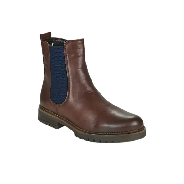 Gabor Short Chelsea Boots 4cm Women's Brown-2