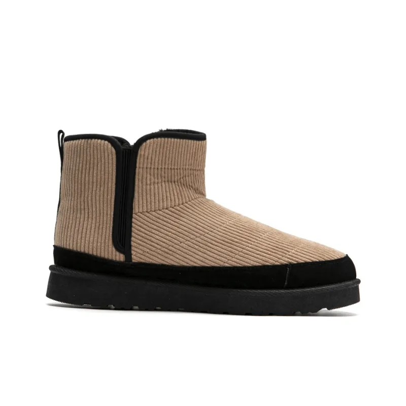 Warrior Thermal Abrasion Resistant Height Increasing Slip Resistant Short Snow Boots Men's Khaki-1