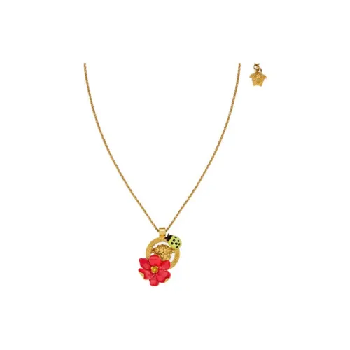VERSACE Strawberry Garden Pendant Necklace