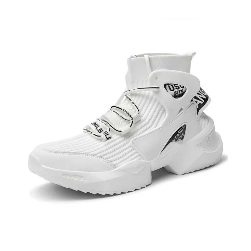 Jerden Smith Slip Resistant, Breathable, Lightweight High Top Chunky Sneakers Unisex-14