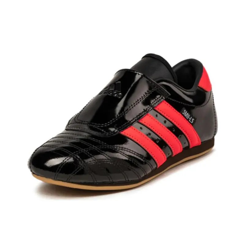 Adidas TAEKWONDO Anti Slip Wear Resistant Low Top Training Shoes Unisex Black Red-1