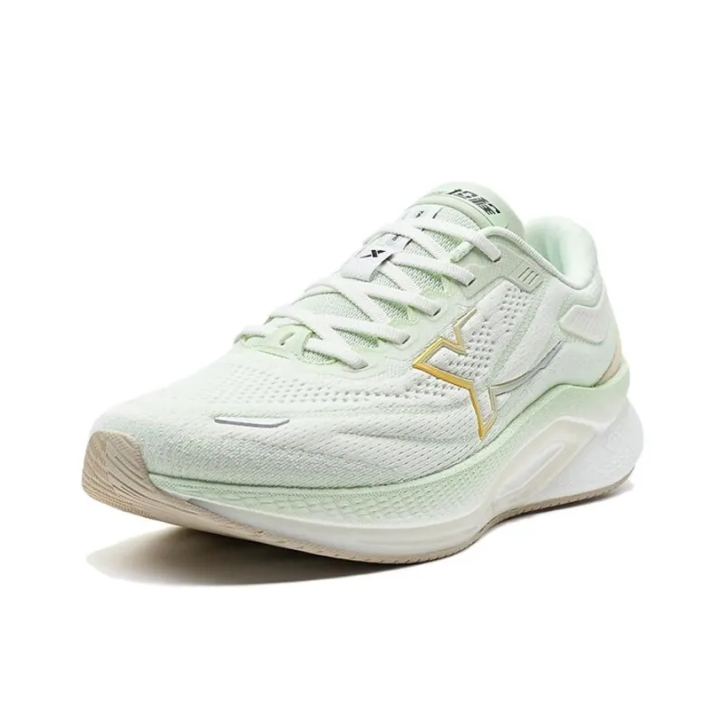 XTEP Tank Cheng 2.0 Slip Resistant Coverage Low Top Casual Running Shoes Women's Green White-1