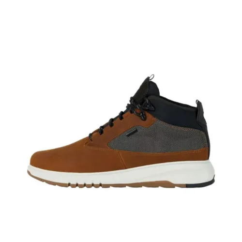 GEOX Aerantis 4X4 Ab Wear-Resistant Slip-Resistant Ankle-Length Outdoor Boots Men's Brown