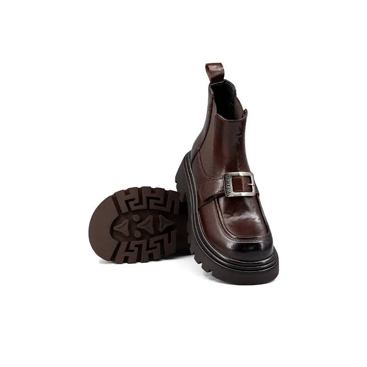 ZSBELLA Ankle Boots Women's Black/Brown-11