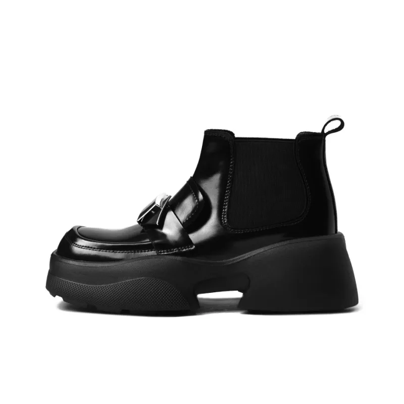 CAMEIDO Short Chelsea Boots 6cm Women's Black-0