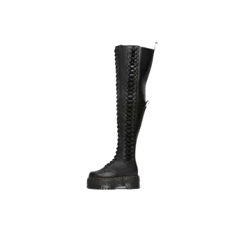 Dr.Martens Azreya Max Leather 26 Eye Platform Boots 'Black' Women's