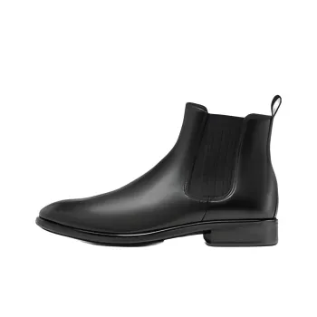 Ecco Suitable Route Collection Ankle Length Chelsea Boots 3.1CM Men's Black