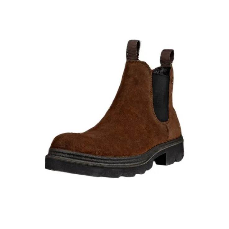 Ecco Short Chelsea Boots Men's Brown-1