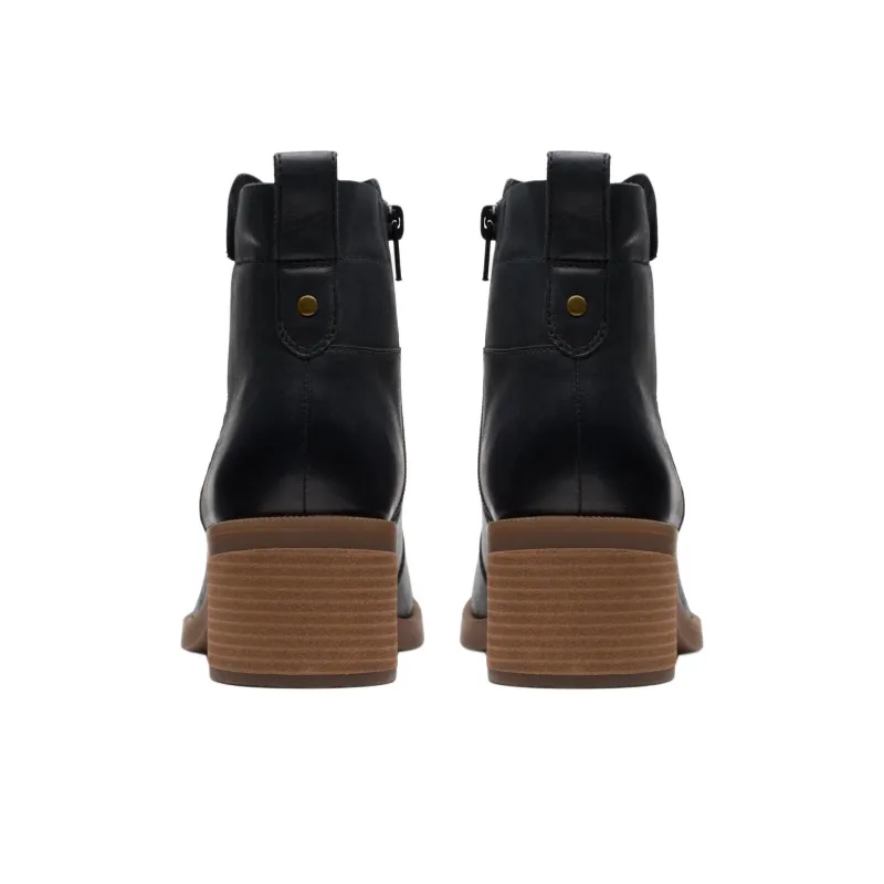 Clarks Ankle Boots 5cm Women's Black-4