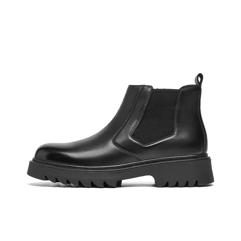 C°BANNER Short Chelsea Boots Men's Black-0