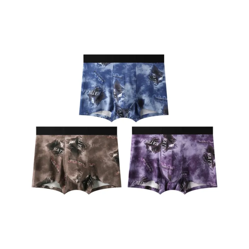 Qiao Ni Tong Underpants Men's 3 Pack-9