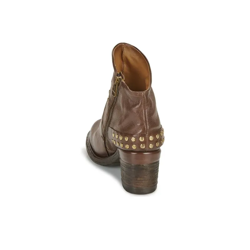 AirStep Ankle Boots 7cm Women's Brown-4
