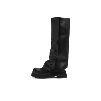 CHARLES&KEITH Knee-high Boots 5.2cm Women's Black