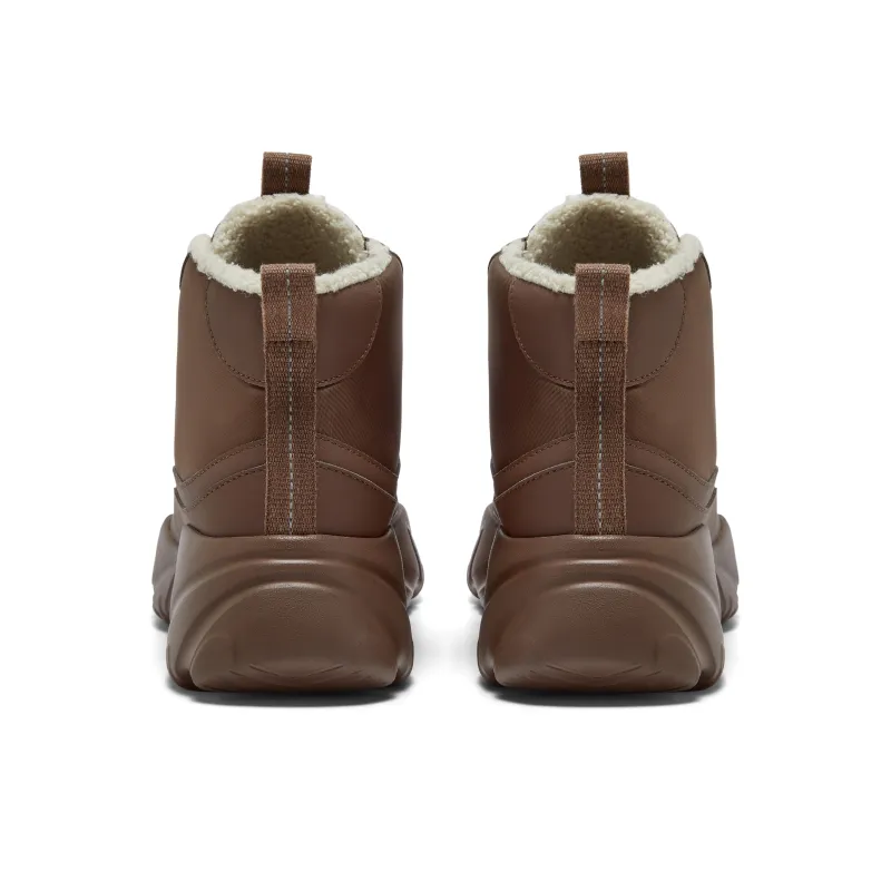 Walk More Windy Shoes Fleece Lined Wear Resistant Height Increasing Warm Snow Boots Unisex-8