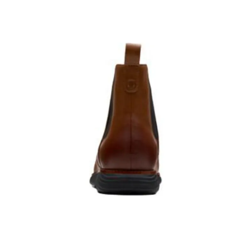 Clarks Short Chelsea Boots 2.5cm Men's Brown-4