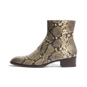 SCAROSSO Warren Zipped Chelsea Boots
