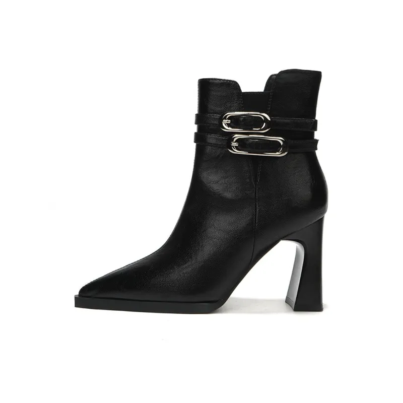 WEISHIBANGWEI Ankle Boots 9CM Women's-7