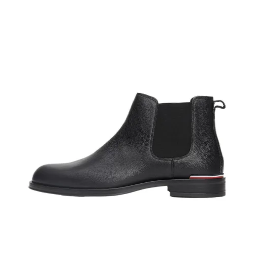Tommy Hilfiger Short Chelsea Boots 2.1cm Men's Black