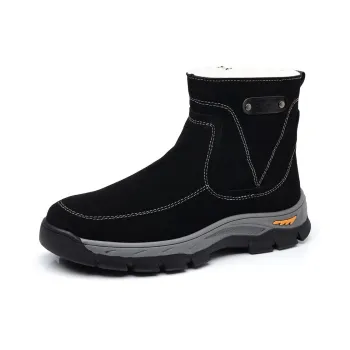 ZUWUDONG Warm And Wear Resistant Crew Snow Boots Men's