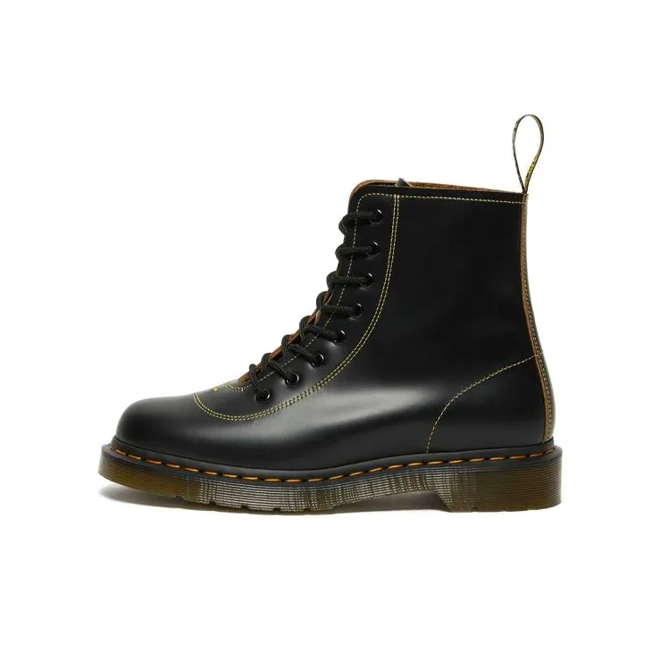 Dr.Martens Pharamond Vintage Smooth Leather Ankle Boots 'Black'-0