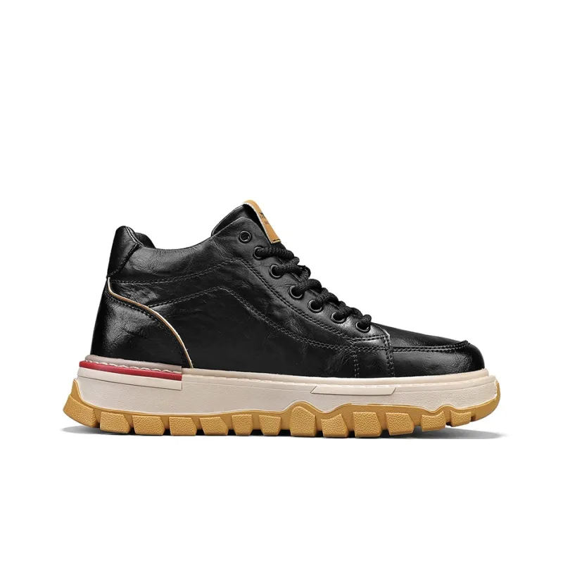 G.N.SHIJIA Short Martin Boot 5CM Men's-7